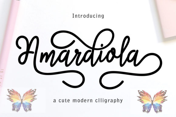 Amardiola Script Handwritten Font for Elegant Campaign Design