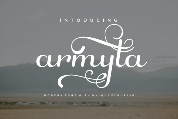 Armyta: A Premium Script Handwritten Font for Digital Design