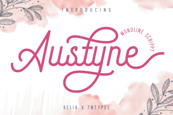 Austyne: A Delicate Script Handwritten Font for Elegant Branding