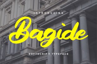 Bagide: A Bold Handwritten Font for Modern Digital Brands