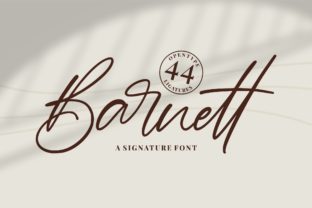 Barnett Script Handwritten Font for Elegant Branding