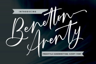 Benetton Arenty Script Handwritten Font for Elegant Web Design