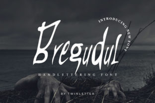 Bregudul: A Spooky Script Font for Branding and Design
