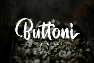 Buttoni: A Script Handwritten Font for Elegant Editorial Design