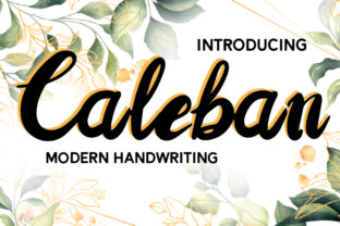 Caleban: A Friendly Handwritten Font for Small Business Branding