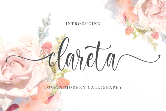 Clareta: A Romantic Script Handwritten Font for Campaign Design