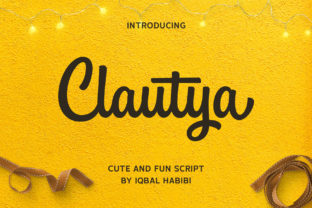 Clautya: A Modern Handwritten Font for Editorial Design