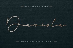Damiola: A Script Handwritten Font That Delivers Elegant Clarity