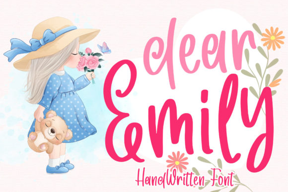 Dear Emily: A Script Handwritten Font for Timeless Editorial Charm