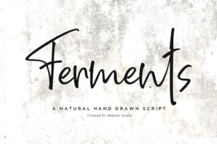 Ferments: A Script Handwritten Font for Dynamic Brand Campaigns