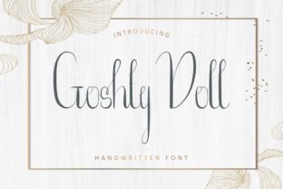 Goshty Doll: A Timeless Script Font for Editorial Design