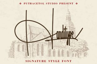 Handitype: A Script Handwritten Font for Elegant Campaign Typography