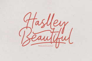 Haslley Beautiful: A Script Handwritten Font for Crafters and Designers
