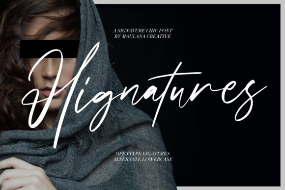 Hignatures: A Script Handwritten Font for Editorial Elegance