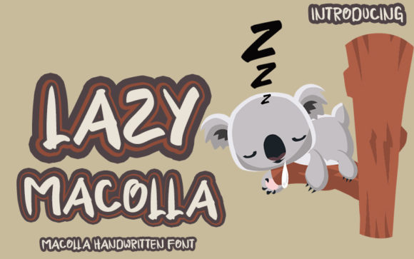 Lazy Macolla: A Friendly Script Handwritten Font for Real Small Business Branding