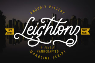 Leightonz: A Sweet Script Handwritten Font for Real Small Business Branding