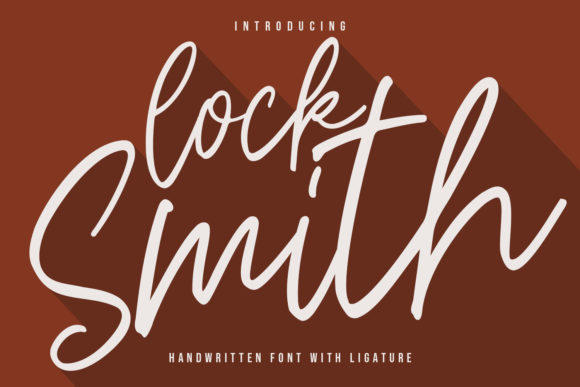 Locksmith: A Friendly Script Font for Modern Editorial Design