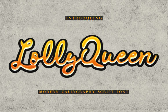 Lolly Queen: Elegant Script Handwritten Font for Designers