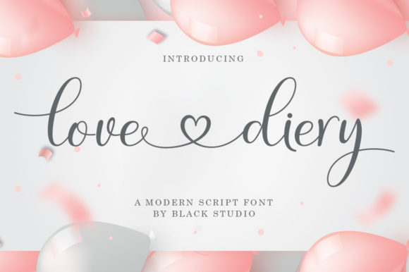 Love Diery: An Elegant Script Handwritten Font for Editorial Warmth
