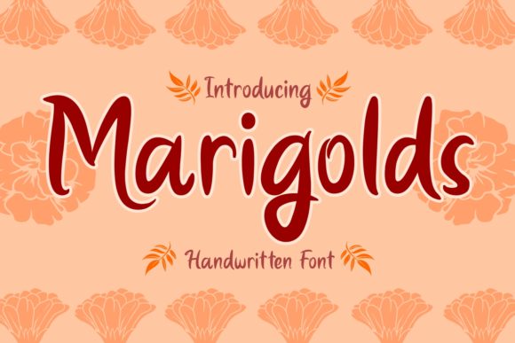 Marigolds: A Timeless Script Handwritten Font for Elegant Branding