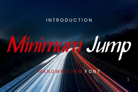 Minimum Jump: A Sweet Script Handwritten Font for Digital Brands