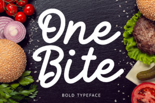 One Bite: A Bold Handwritten Font for Campaigns That Feel Human
