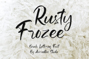 Rusty Frozee: A Script Handwritten Font That Elevates Quiet Elegance