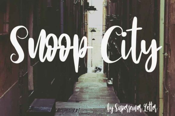 Snoop City: The Elegant Script Handwritten Font You’ll Love