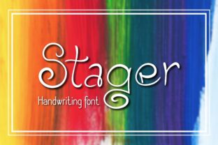 Stager: A Friendly Script Handwritten Font for Real Branding