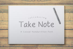 Take Note Font: A Friendly Handwritten Typeface for Small Business Branding
