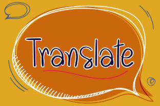 Translate Font: A Cute and Casual Handwritten Typeface for Makers