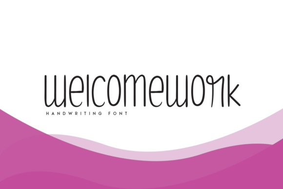 Welcomework: A Script Handwritten Font for Modern Web Design