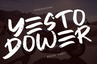 Yesto Dower Script Handwritten Font for Crafters & Sellers