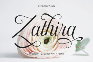 Zathira: A Modern Handwritten Font for Elegant Editorial Design